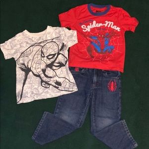Spider-Man Set with Spider-Man Jean and 2 T-shirts